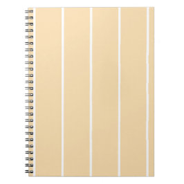 Caderno Espiral Padrão de Listra Vertical de Cor Suave Design
