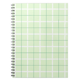 Caderno Espiral Padrão de Listra Vertical de Cores Suaves com Desi