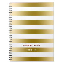 Padrão de listras brancas e Douradas