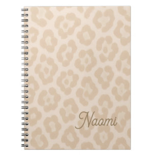 Caderno Espiral Padrão de Luxo Animal Macio quente