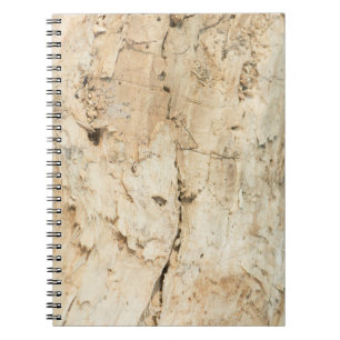 Caderno Espiral Padrão de madeira