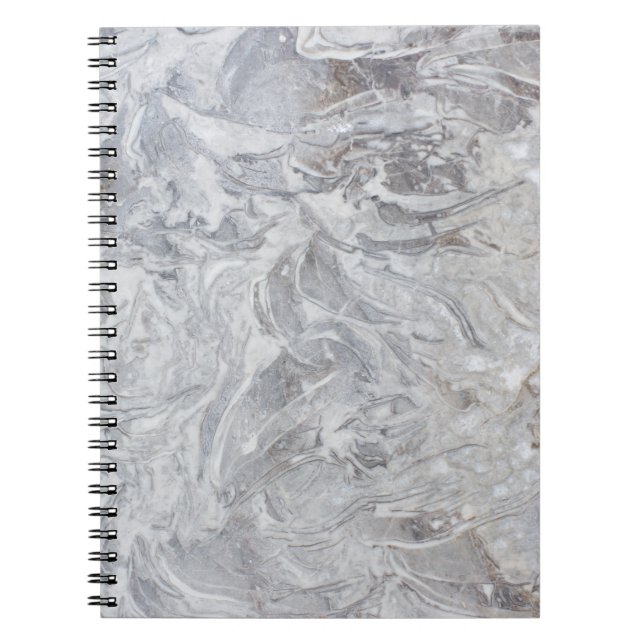 Caderno Espiral Padrão de mármore (Frente)
