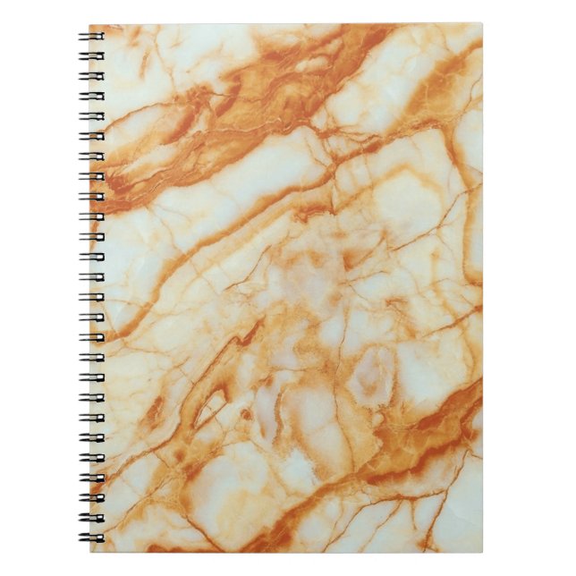 Caderno Espiral padrão de mármore (Frente)