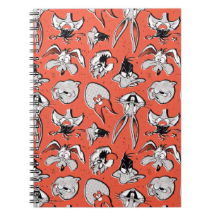Caderno Espiral Padrão de Meio-Tom do LOONEY TUNES™