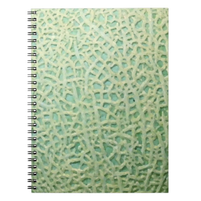 Caderno Espiral padrão de melão (Frente)