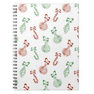 Caderno Espiral Padrão de ornamento