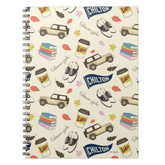 Caderno Espiral Padrão de Outono do Chilton de Gilmore Girls