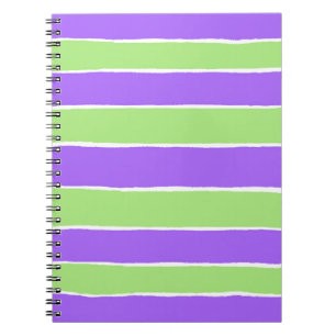 Caderno Espiral Padrão de papel listrado estampado