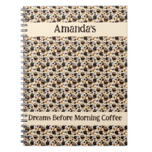 Padrão de pintura de óleo de café preto personaliz