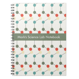 Caderno Espiral Padrão de Química do Laboratório de Ciências Cader