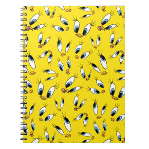 Caderno Espiral Padrão de rosto TWEETY™
