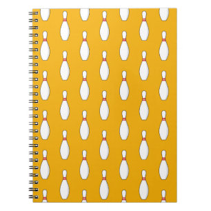 Caderno Espiral Padrão de Skittle da boliche