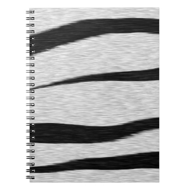 Caderno Espiral Padrão de Stripes de Tigre. (Frente)