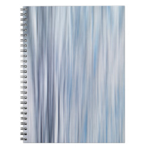 Caderno Espiral Padrão de strips Blured