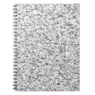 Caderno Espiral Padrão de superfície granito