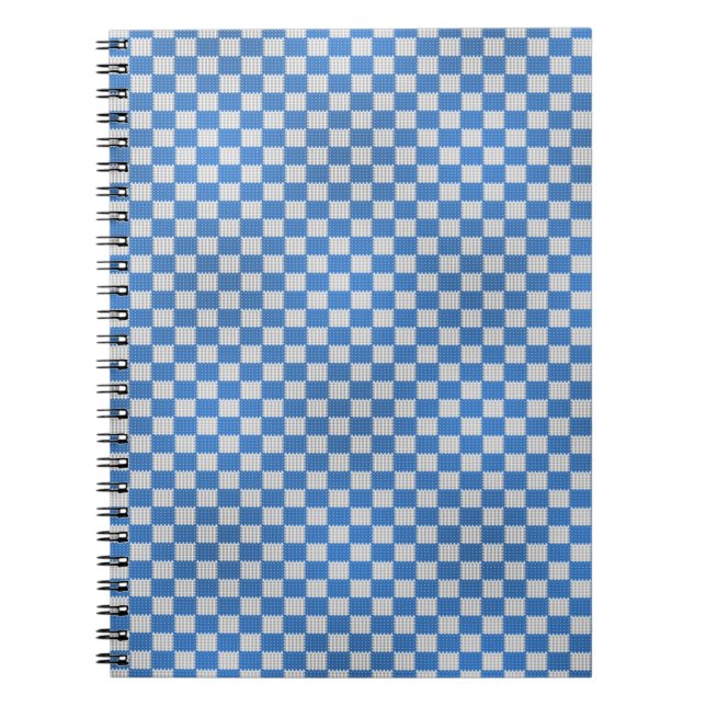 Caderno Espiral Padrão de Tricô Jacquard (Frente)