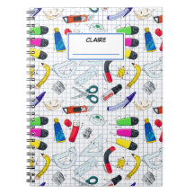 Padrão de Volta às Aulas Nome Personalizado