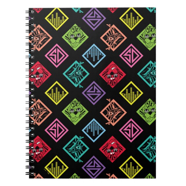 Caderno Espiral Padrão DJ Scooby-Doo (Frente)
