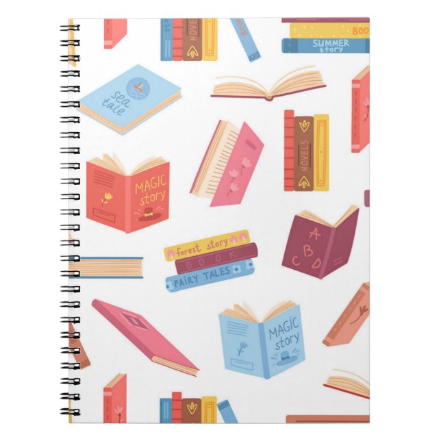 Caderno Espiral Padrão do livro (Frente)