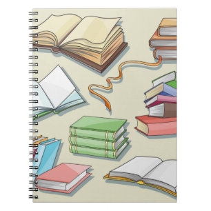 Caderno Espiral Padrão do livro