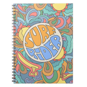 Caderno Espiral Padrão do Surf Rider