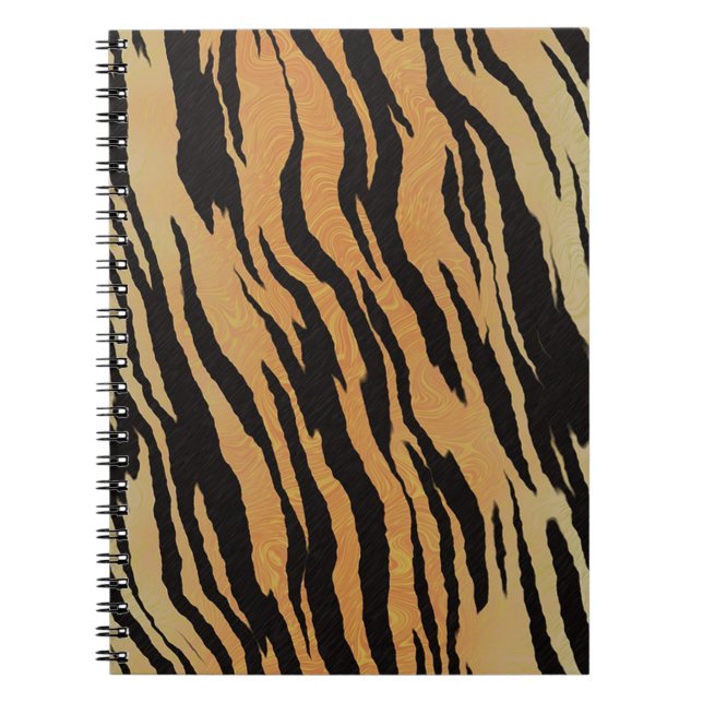 Caderno Espiral Padrão do Tiger (Frente)