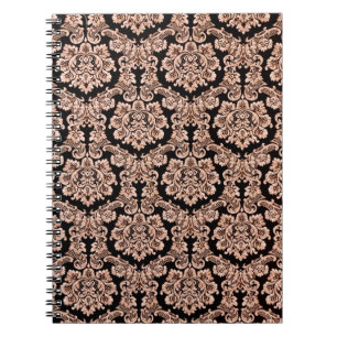Caderno Espiral Padrão escolar antigo, robôs e fitas