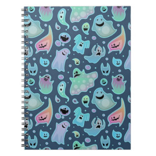 Caderno Espiral padrão fantasma
