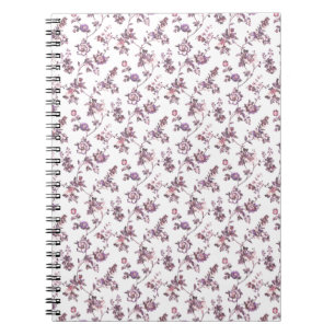 Caderno Espiral Padrão Floral