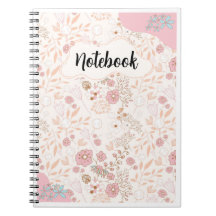 Padrão Floral Bege Rosa - Feminino Elegante