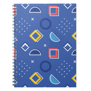 Caderno Espiral Padrão Geométrico 3