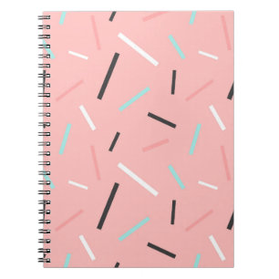 Caderno Espiral Padrão Geométrico 30