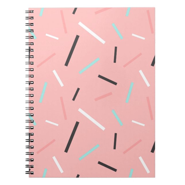Caderno Espiral Padrão Geométrico 30 (Frente)