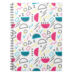 Caderno Espiral Padrão Geométrico 5