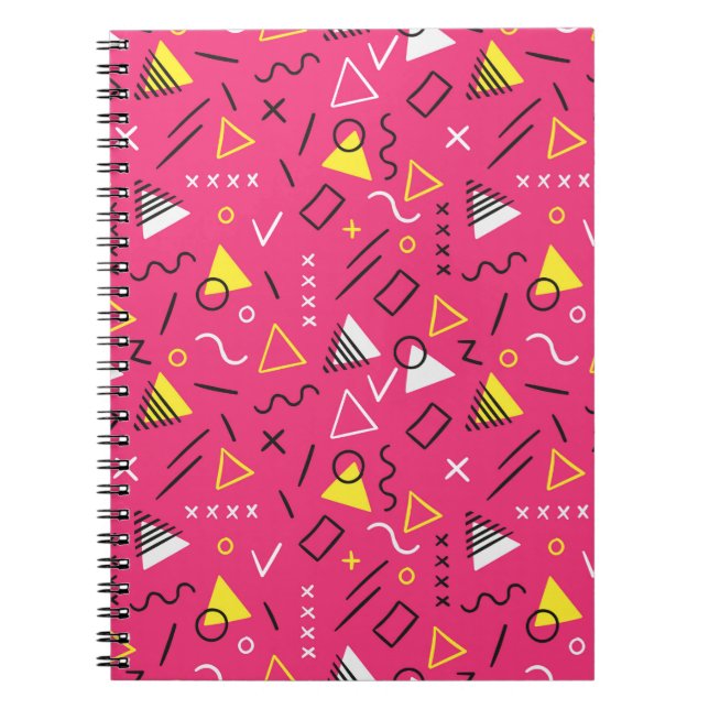 Caderno Espiral Padrão Geométrico 7 (Frente)