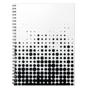 Caderno Espiral Padrão geométrico moderno, lúdico