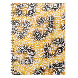 Caderno Espiral Padrão Leopardo Suave