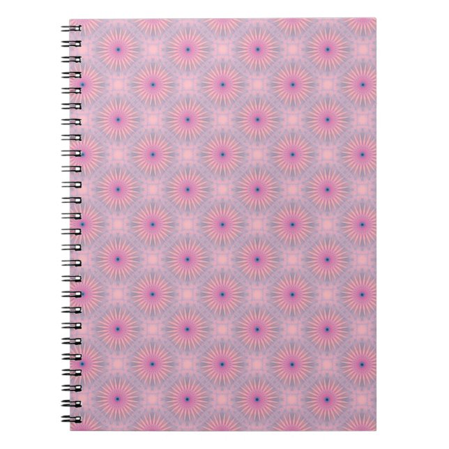 Caderno Espiral Padrão Mandala (Frente)