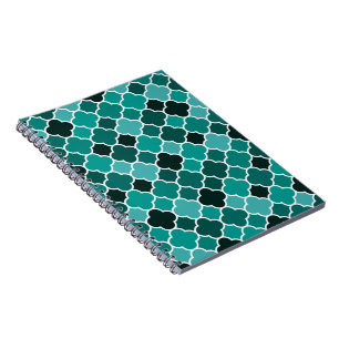 Caderno Espiral Padrão marroquino