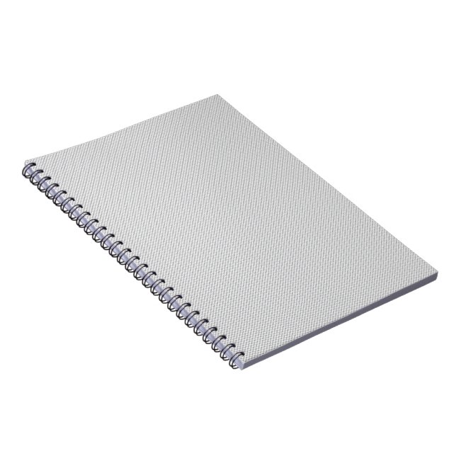 Caderno Espiral Padrão Minimo de Bolinhas Cinza (Lado Direito)