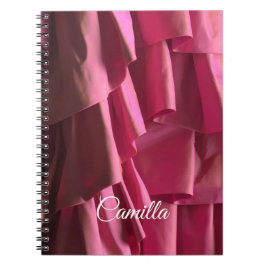 Caderno Espiral Padrão Moderno de Pincéis Quentes Personalizados
