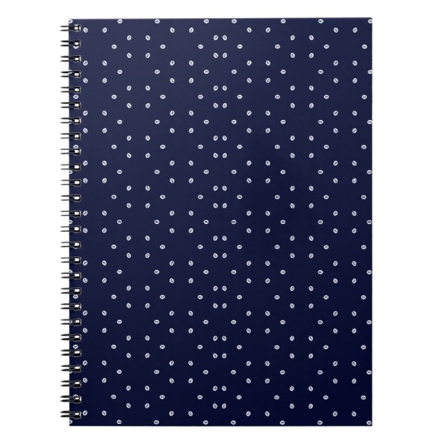 Caderno Espiral Padrão Moderno Na moda de Verão (Frente)