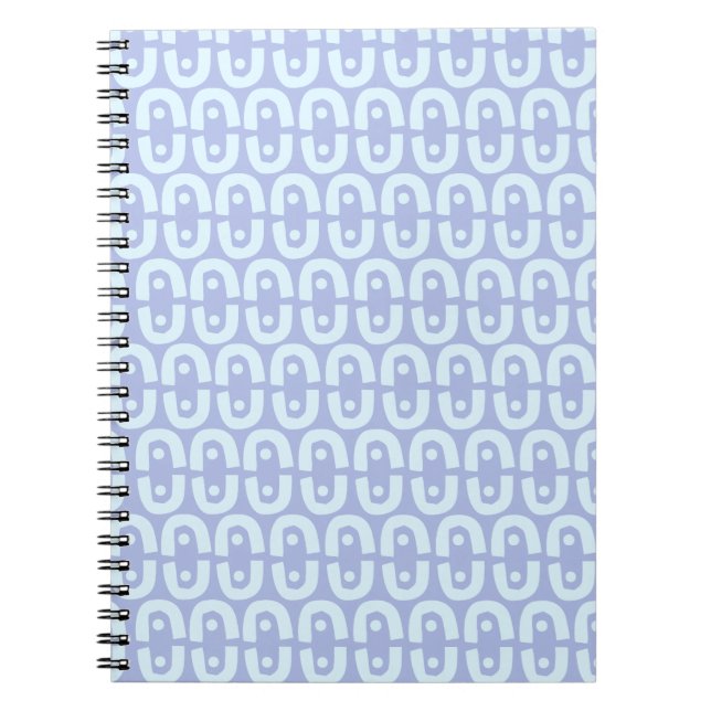 Caderno Espiral Padrão Moderno Vibrante com Formas de Cores Ousada (Frente)