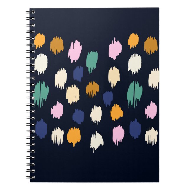 Caderno Espiral padrão perfeito do Bolinhas (Frente)