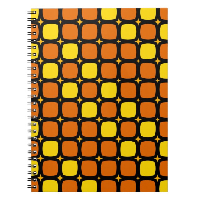 Caderno Espiral Padrão retroativo (Frente)