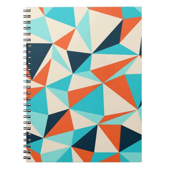 Caderno Espiral Padrão sem soldadura de triângulo (Frente)