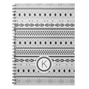 Caderno Espiral Padrão Tribal