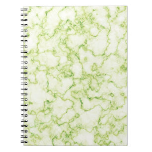 Caderno Espiral Padrão Verde Marble