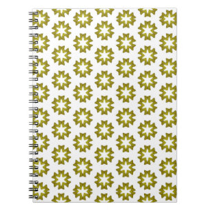 Caderno Espiral Padrão Verde Oliva