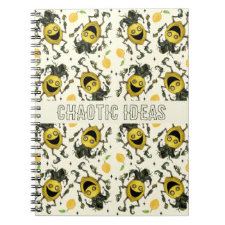 Caderno Espiral Padrão Void Jester Amigo Limão
